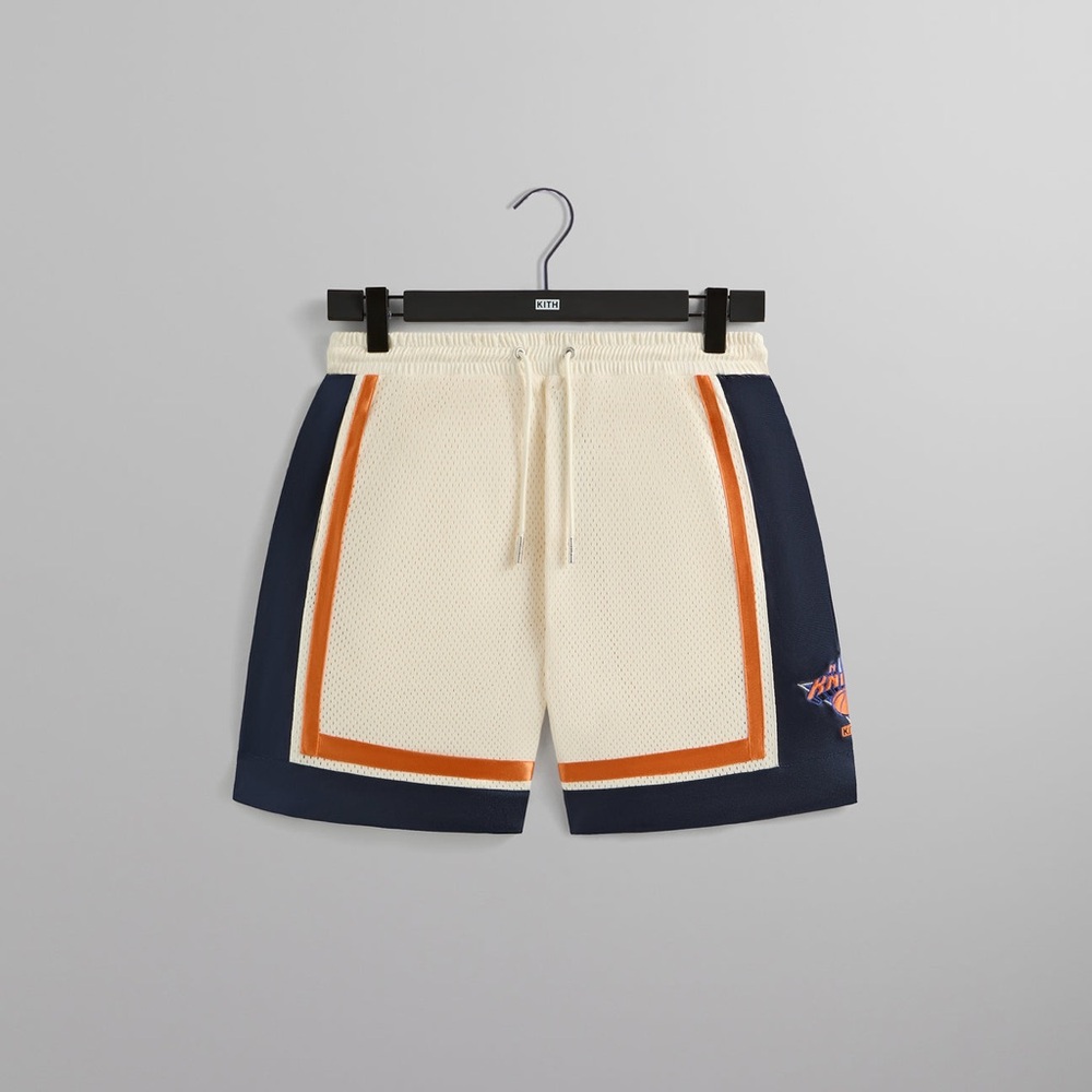 Kith for the New York Knicks Mesh Leon Short in Sandrift Men’s Size Large